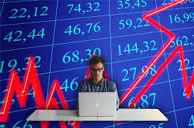 forex trader at work